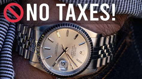 rolex tax free